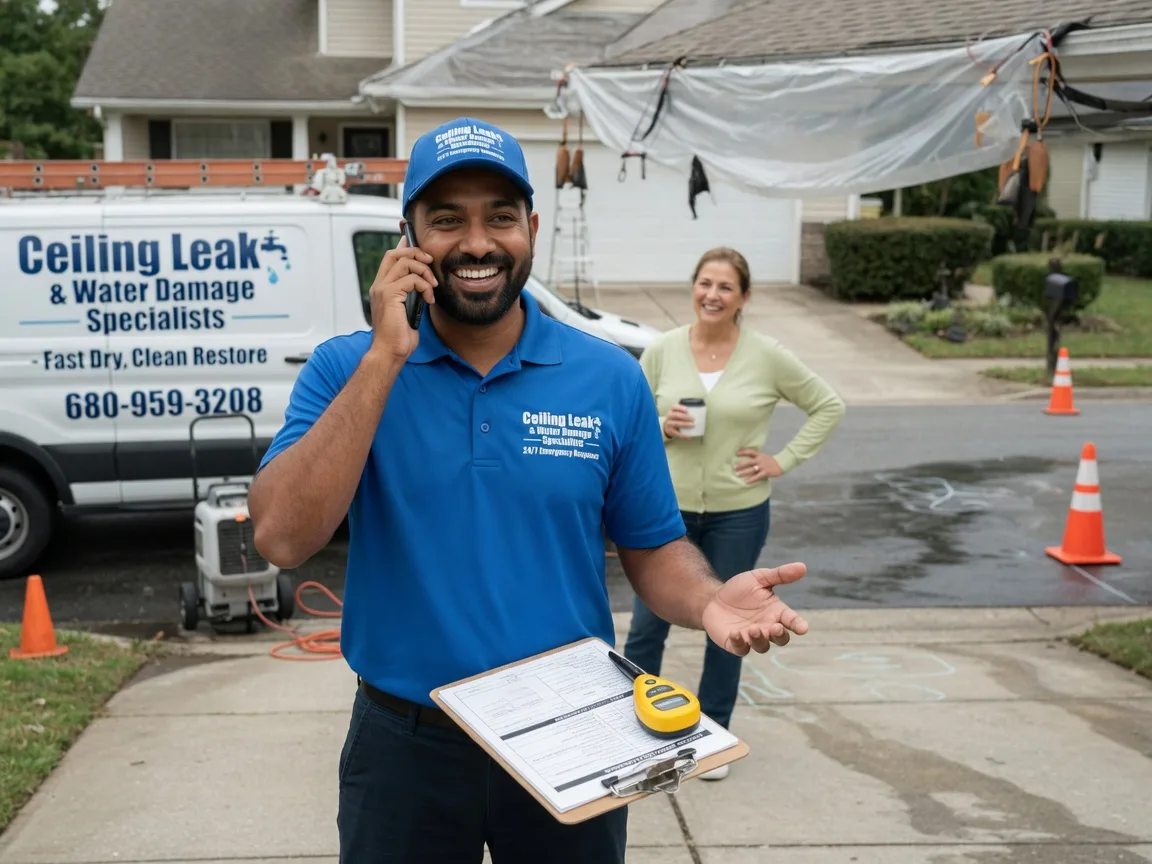 Ceiling Leak Cleanup Langsville, OH FAQs